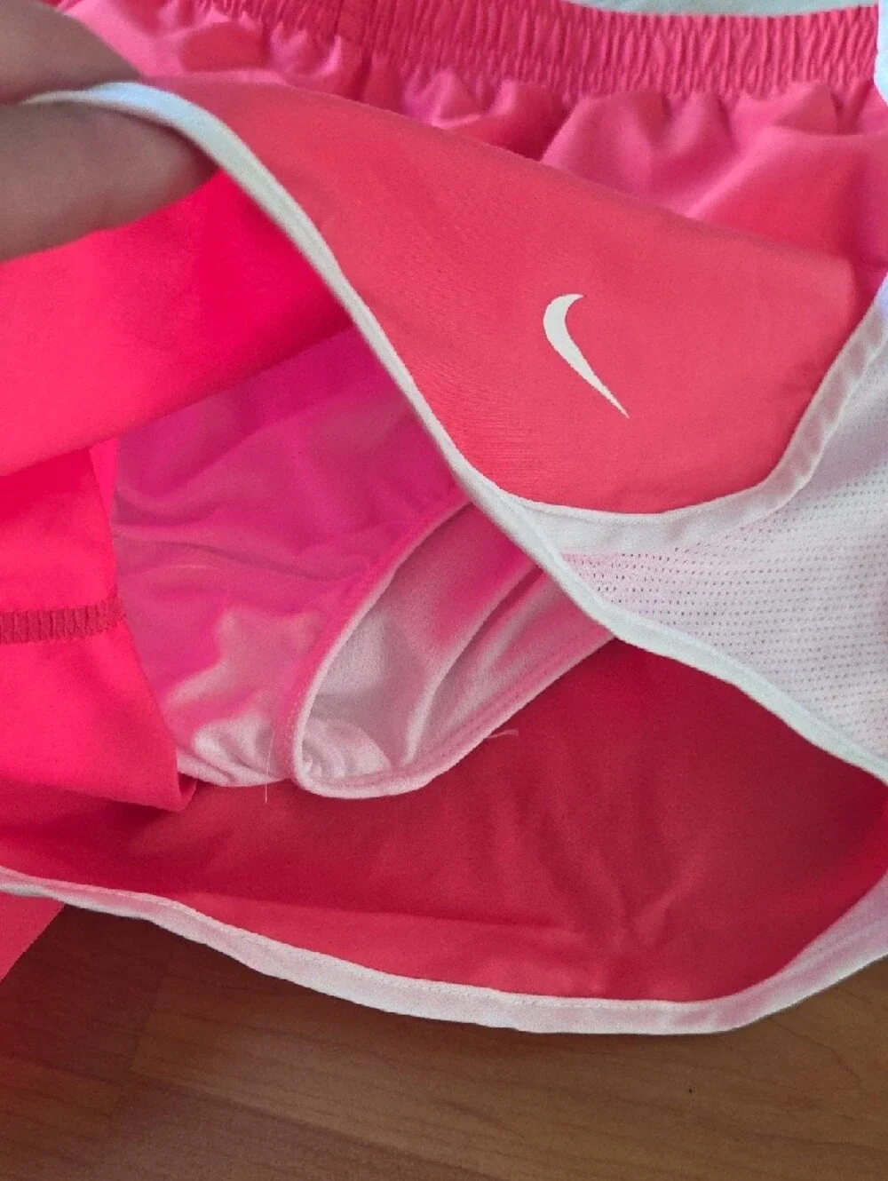 Nike Girls Hot Pink Athletic Running Shorts Youth Large